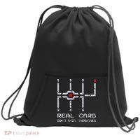 Real Cars Don't Shift Themselves Distressed Drifting Sweatshirt Cinch Pack Bag thumb 0
