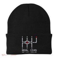 Real Cars Don't Shift Themselves Distressed Drifting Beanie thumb 0