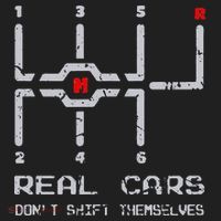 Real Cars Don't Shift Themselves Distressed Drifting Beanie thumb 2