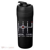 Real Cars Don't Shift Themselves Distressed Drifting 24oz Duet Stainless Steel Tumbler thumb 3