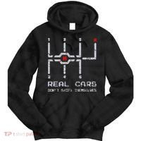 Real Cars Don't Shift Themselves Distressed Drifting Tie Dye Hoodie thumb 0