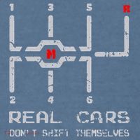 Real Cars Don't Shift Themselves Distressed Drifting Garment-Dyed Sweatshirt thumb 2