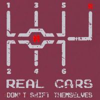 Real Cars Don't Shift Themselves Distressed Drifting 16oz Travel Tumbler thumb 2