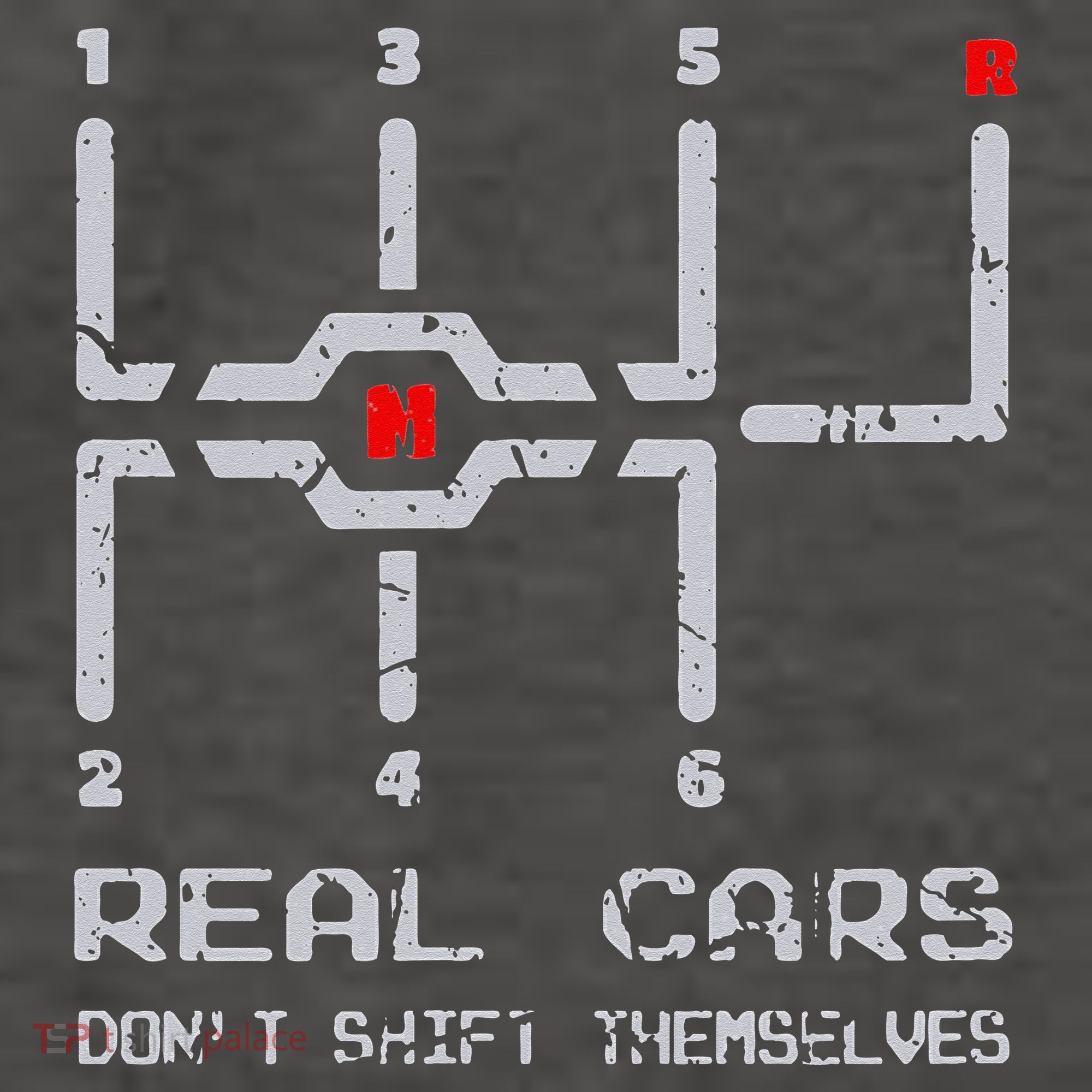Real Cars Don't Shift Themselves Distressed Drifting Vector Backpack