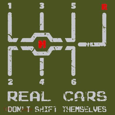 Real Cars Don't Shift Themselves Distressed Drifting The Baniff Cuffed Pom Beanie