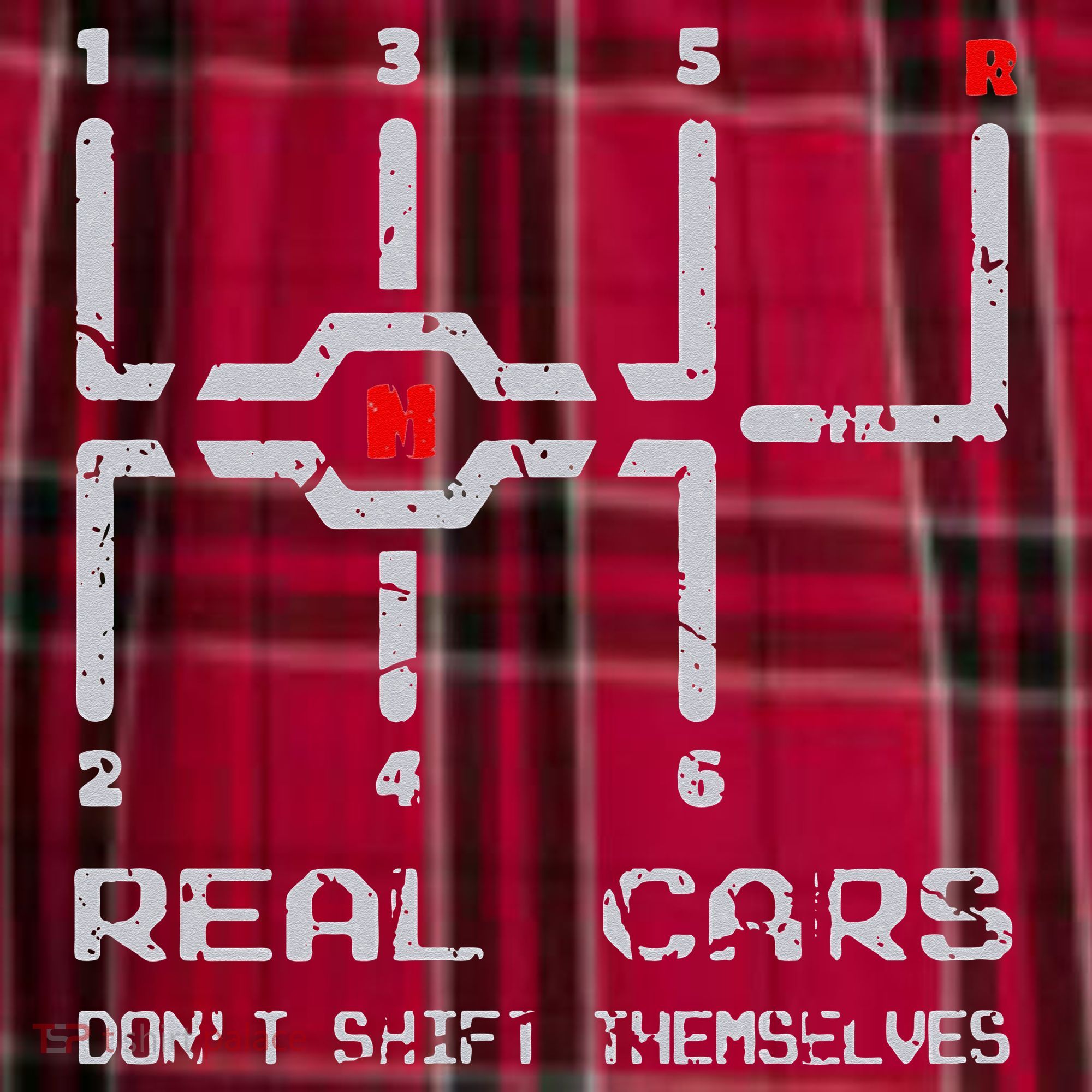 Real Cars Don't Shift Themselves Distressed Drifting Women's Flannel Plaid Pajama Pants