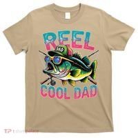 Reel Cool Dad Fishing Fisher Funny Fisherman Fathers Day T-Shirt thumb 0