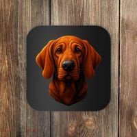 Redbone Coonhound Dog Coaster thumb 0