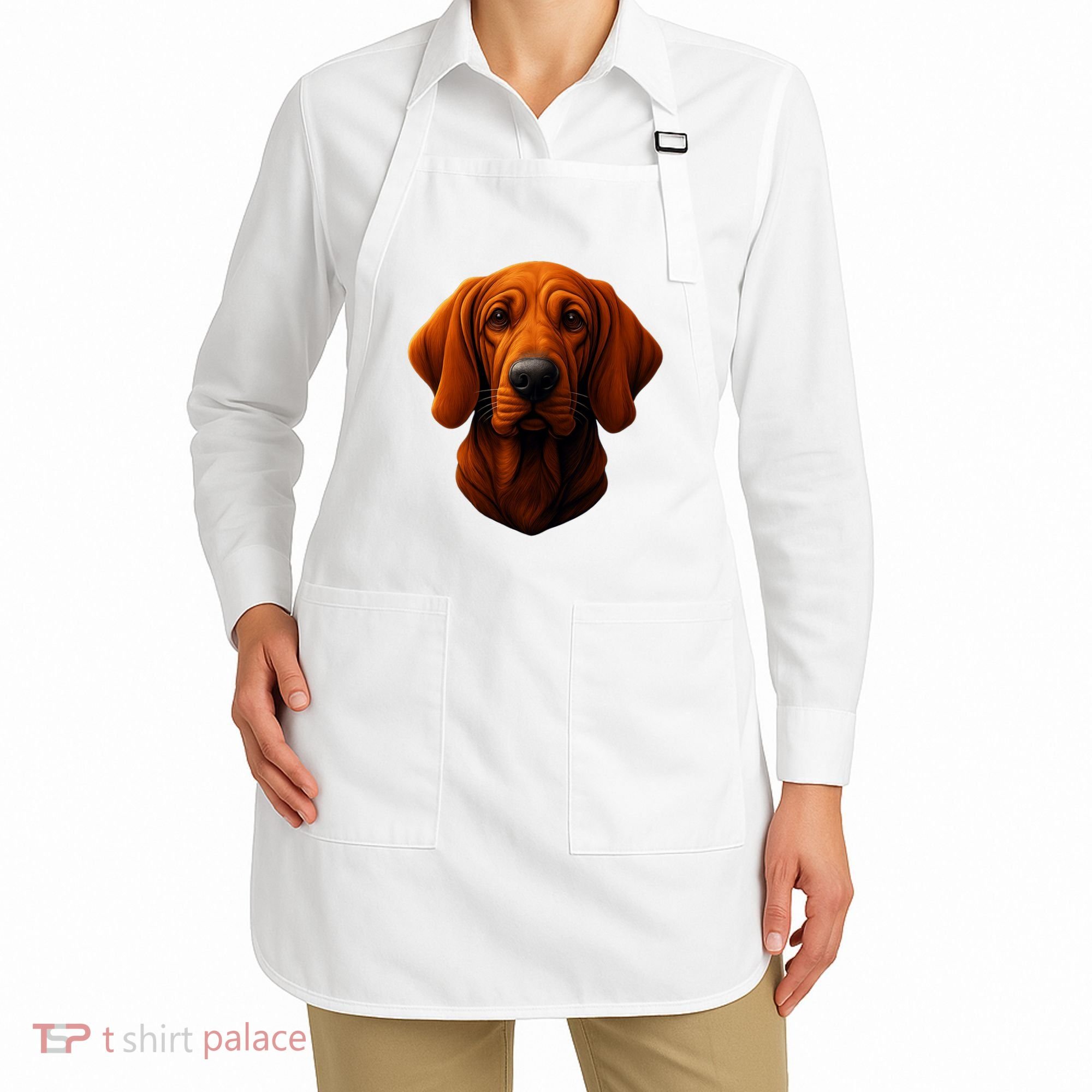 Redbone Coonhound Dog Apron