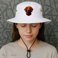 Redbone Coonhound Dog Bucket Hat thumb 3
