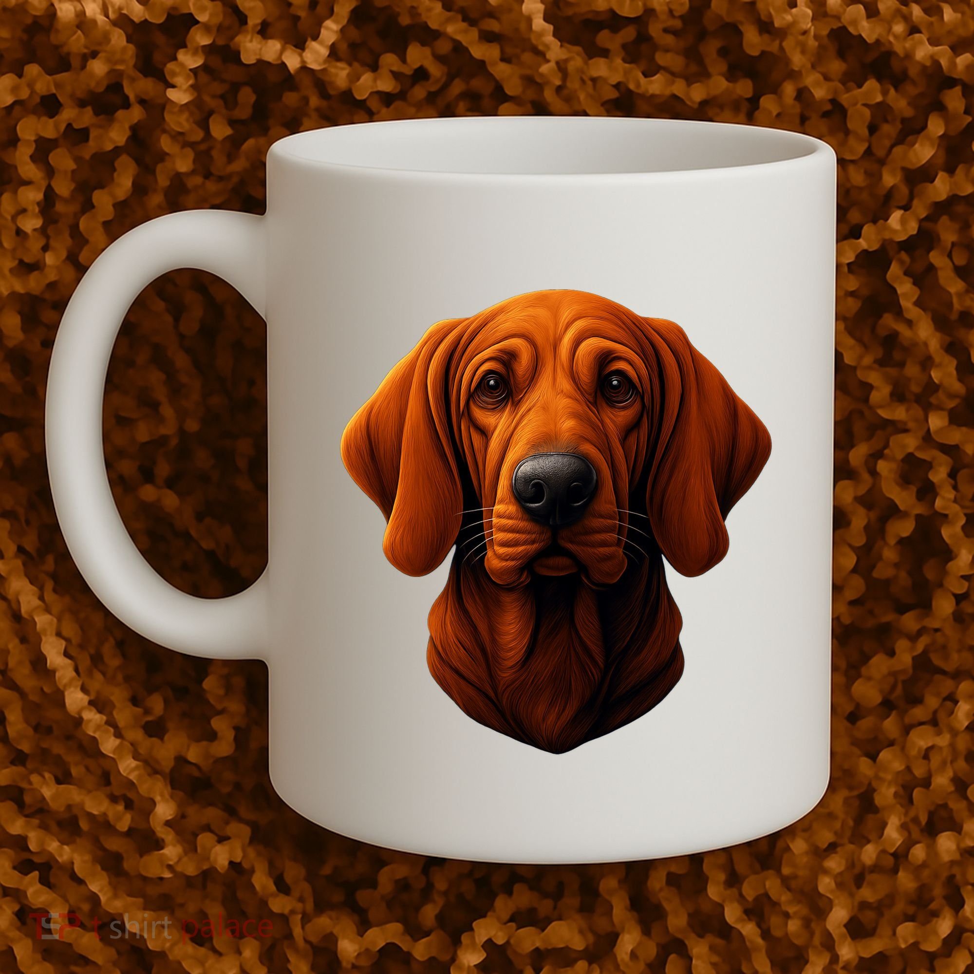 Redbone Coonhound Dog Coffee Mug