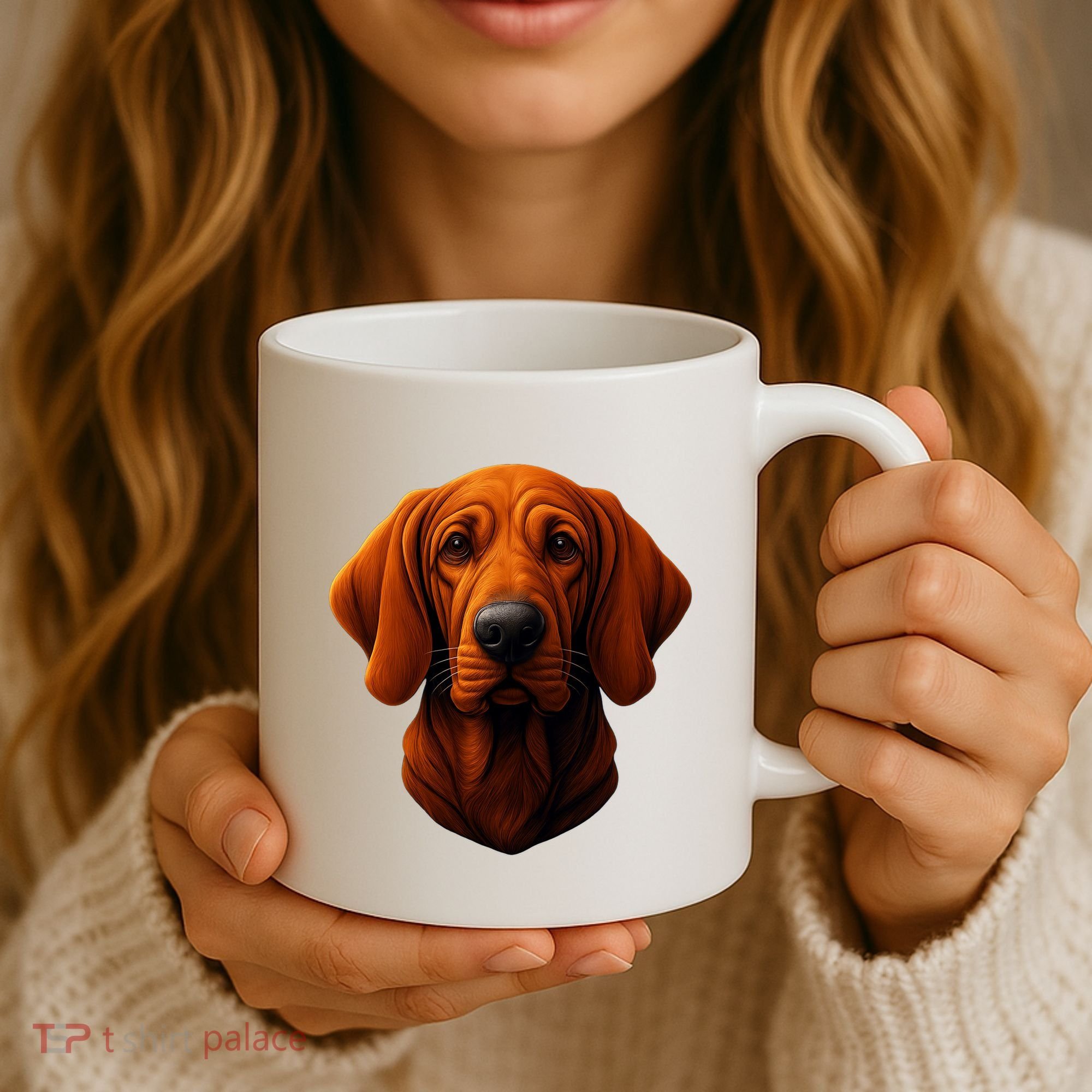Redbone Coonhound Dog Coffee Mug