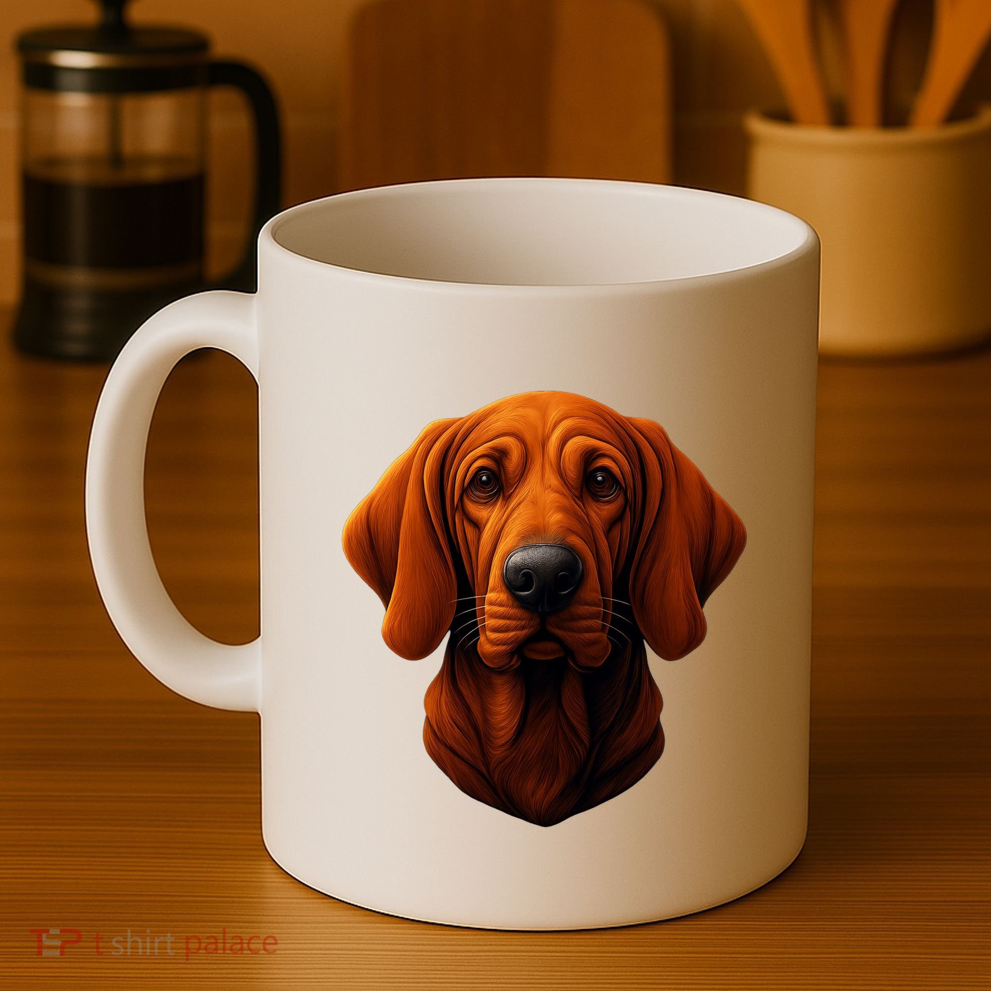 Redbone Coonhound Dog Coffee Mug