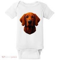 Redbone Coonhound Dog Baby Bodysuit thumb 0