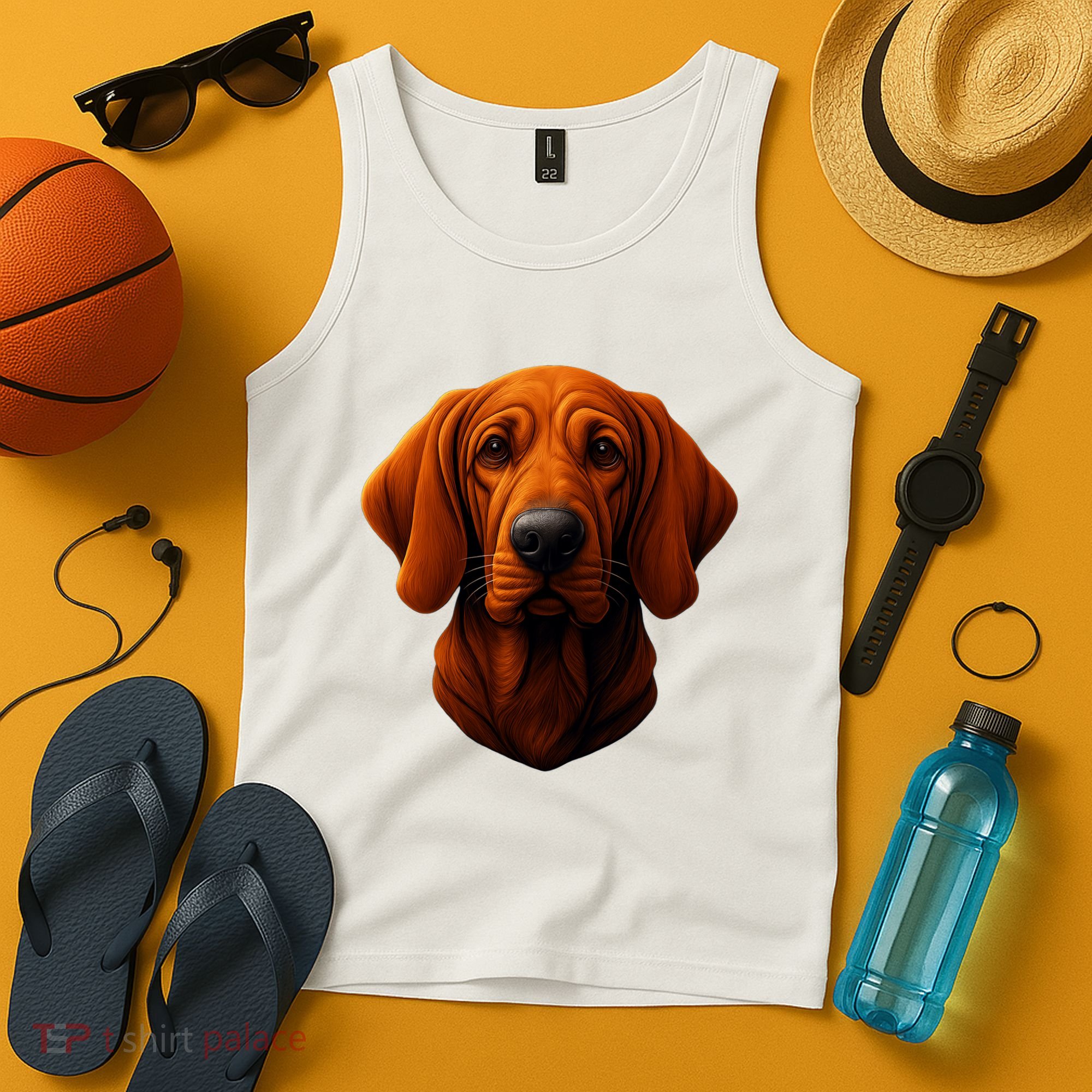 Redbone Coonhound Dog Tank Top