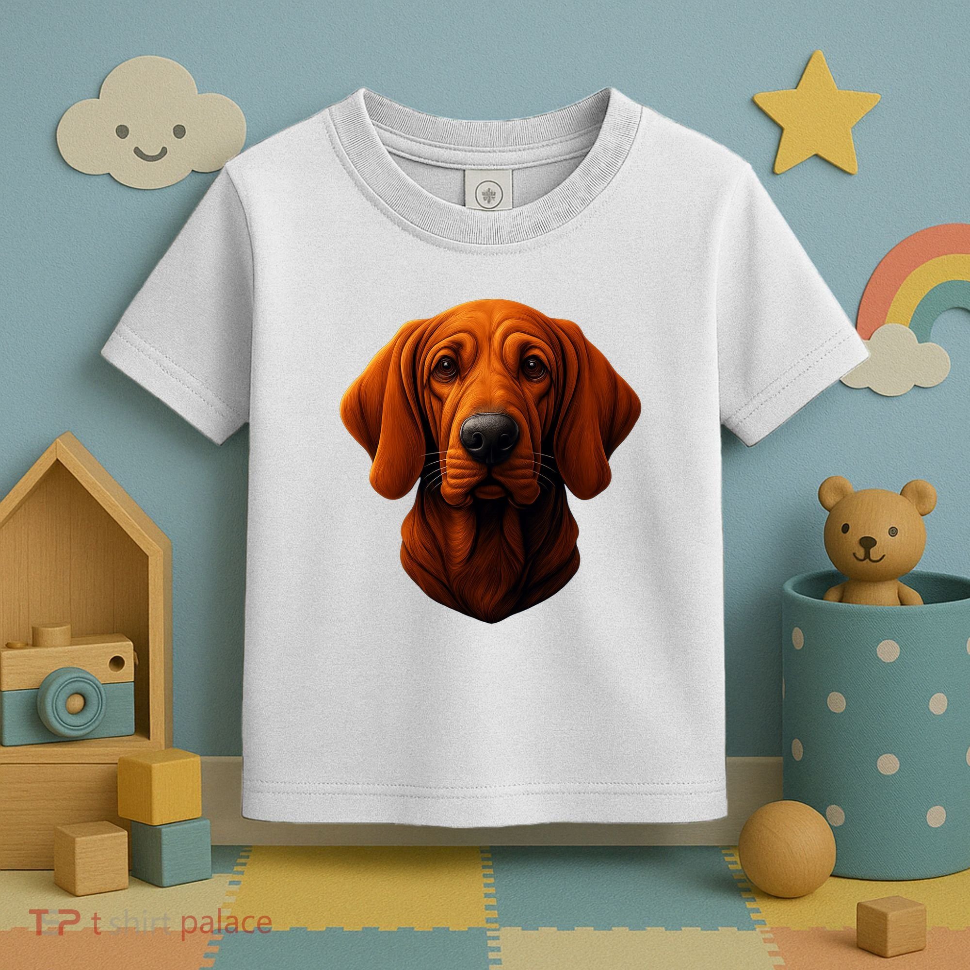 Redbone Coonhound Dog Toddler T-Shirt