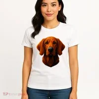Redbone Coonhound Dog Women's T-Shirt thumb 4