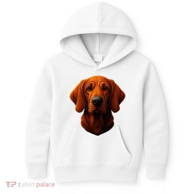 Redbone Coonhound Dog Kids Hoodie
