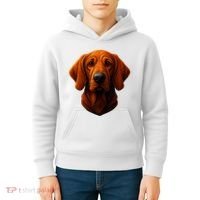 Redbone Coonhound Dog Kids Hoodie thumb 4