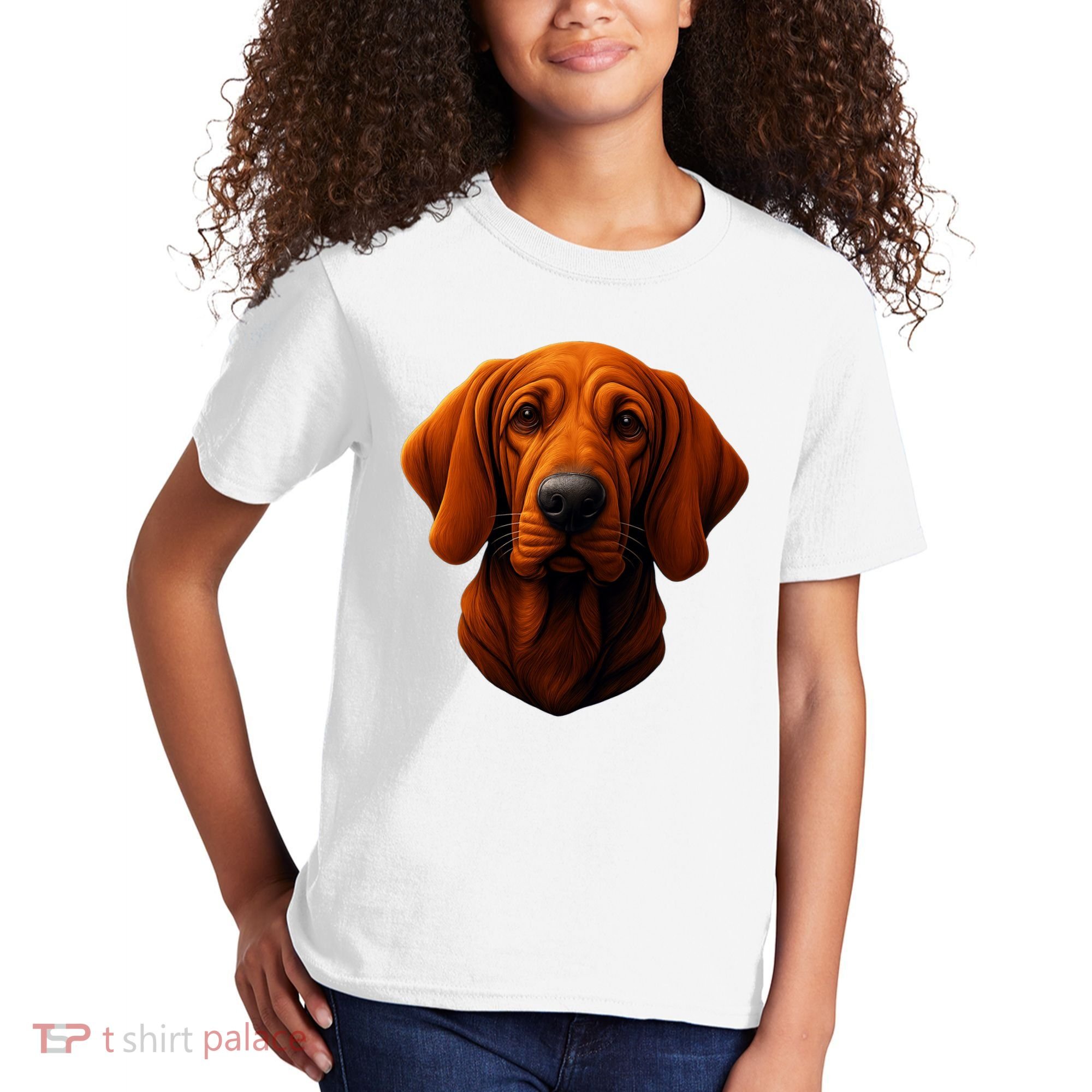Redbone Coonhound Dog Kids T-Shirt