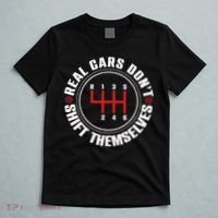 Real Cars Don't Shift Themselves Funny Auto Racing Mechanic  T-Shirt thumb 5