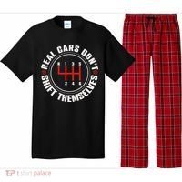 Real Cars Don't Shift Themselves Funny Auto Racing Mechanic  Pajama Set thumb 0