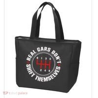 Real Cars Don't Shift Themselves Funny Auto Racing Mechanic  Tote Bag thumb 3