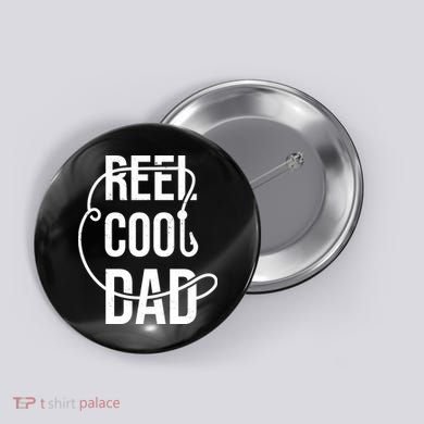 Reel Cool Dad Fishing Lover Gift Button