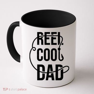 Reel Cool Dad Fishing Lover Gift Coffee Mug