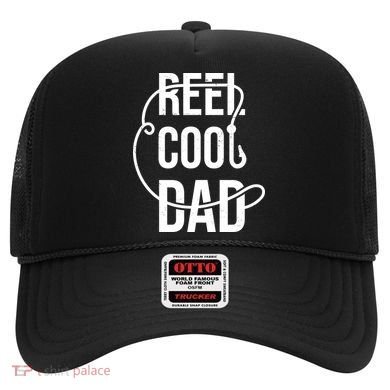 Reel Cool Dad Fishing Lover Gift Hat