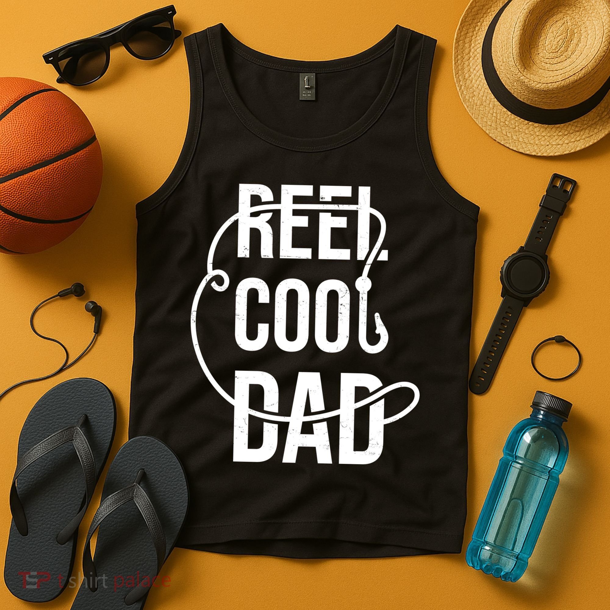Reel Cool Dad Fishing Lover Gift Tank Top