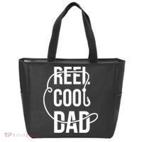 Reel Cool Dad Fishing Lover Gift Tote Bag thumb 0