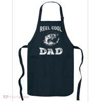 Reel Cool Dad Papa Fisherman Daddy FatherS Day Fishing Gift Apron thumb 0