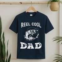 Reel Cool Dad Papa Fisherman Daddy FatherS Day Fishing Gift T-Shirt thumb 2