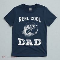 Reel Cool Dad Papa Fisherman Daddy FatherS Day Fishing Gift T-Shirt thumb 5