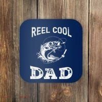 Reel Cool Dad Papa Fisherman Daddy FatherS Day Fishing Gift Coaster thumb 0