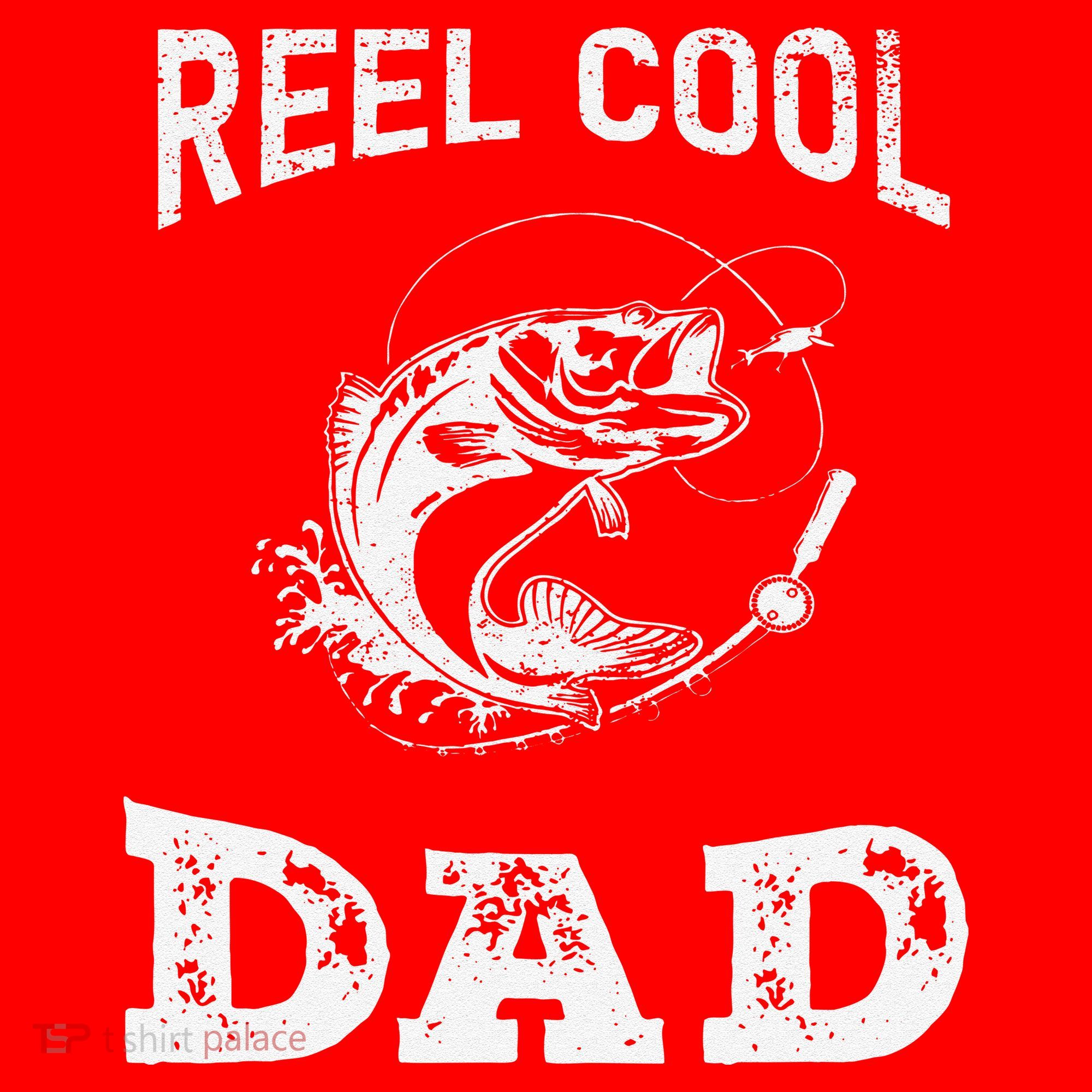 Reel Cool Dad Papa Fisherman Daddy FatherS Day Fishing Gift Santa Hat