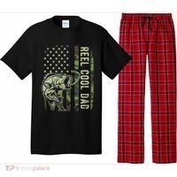 Reel Cool Dad Camouflage American Flag Pajama Set thumb 0