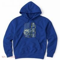 Reel Cool Dad Camouflage American Flag Hoodie thumb 0