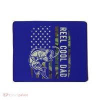 Reel Cool Dad Camouflage American Flag Mousepad thumb 0