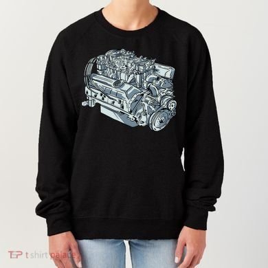 Realistic Car Engine Women's Sweatshirt