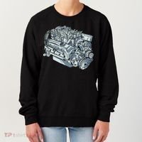 Realistic Car Engine Women's Sweatshirt thumb 0