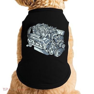 Realistic Car Engine Doggie Tank