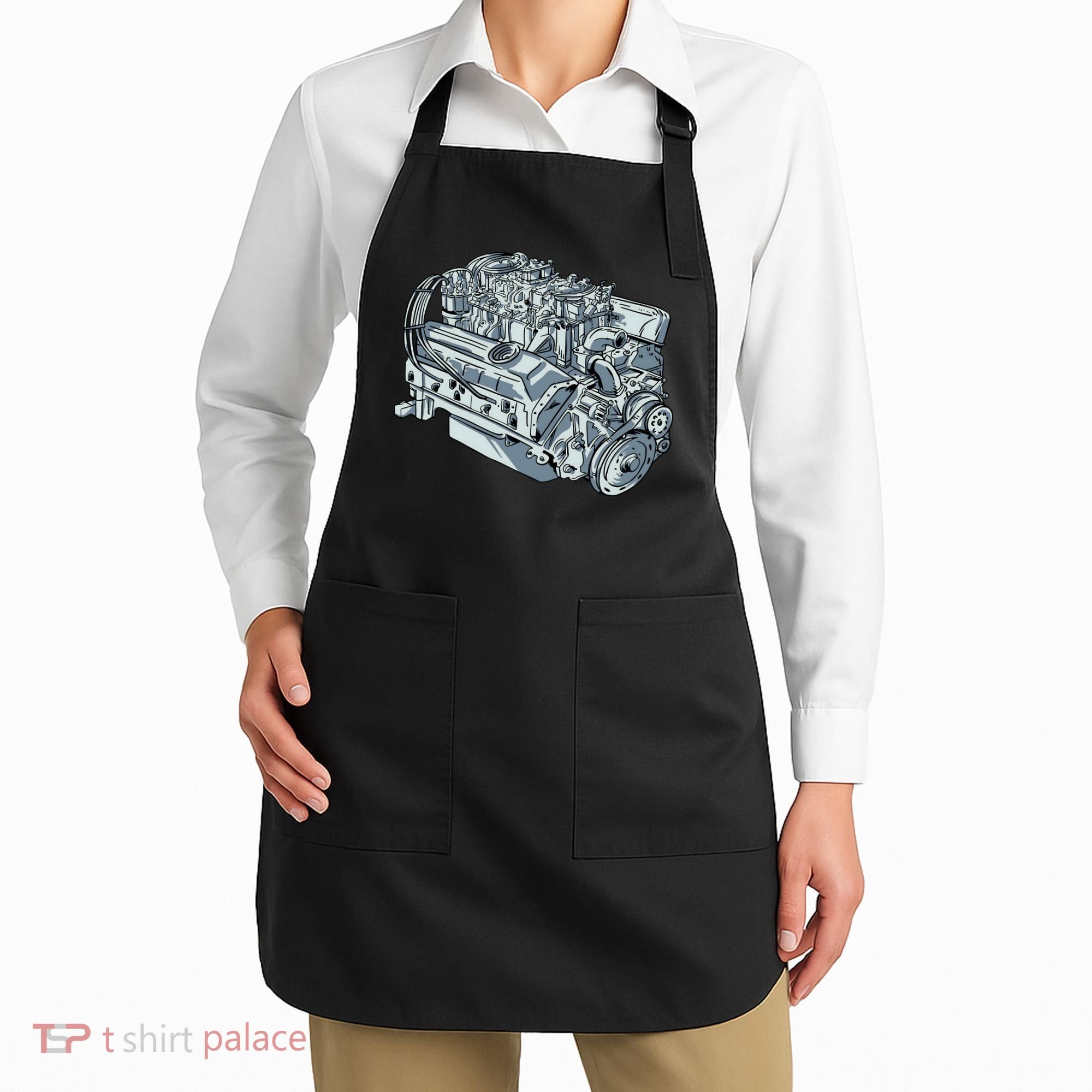 Realistic Car Engine Apron