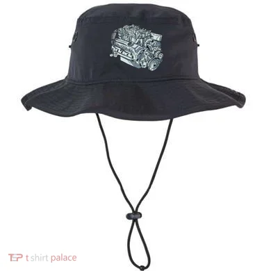 Realistic Car Engine Bucket Hat