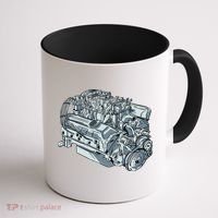 Realistic Car Engine Coffee Mug thumb 1