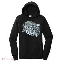 Realistic Car Engine Women's Hoodie thumb 0
