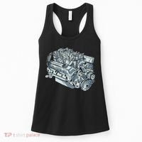 Realistic Car Engine Women's Tank Top thumb 0