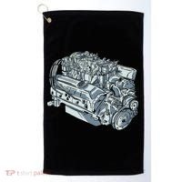 Realistic Car Engine Golf Towel thumb 0