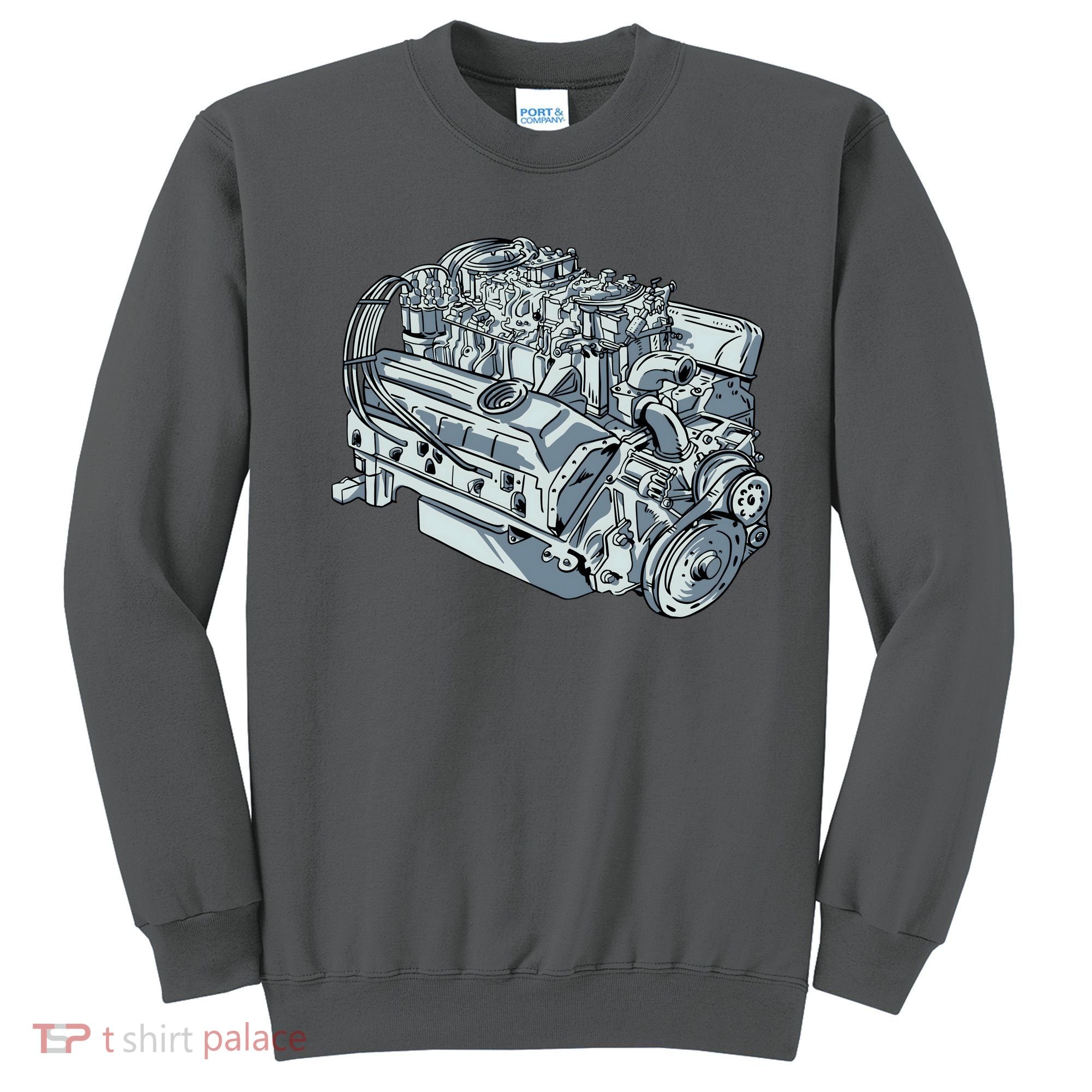 Realistic Car Engine Sweatshirt
